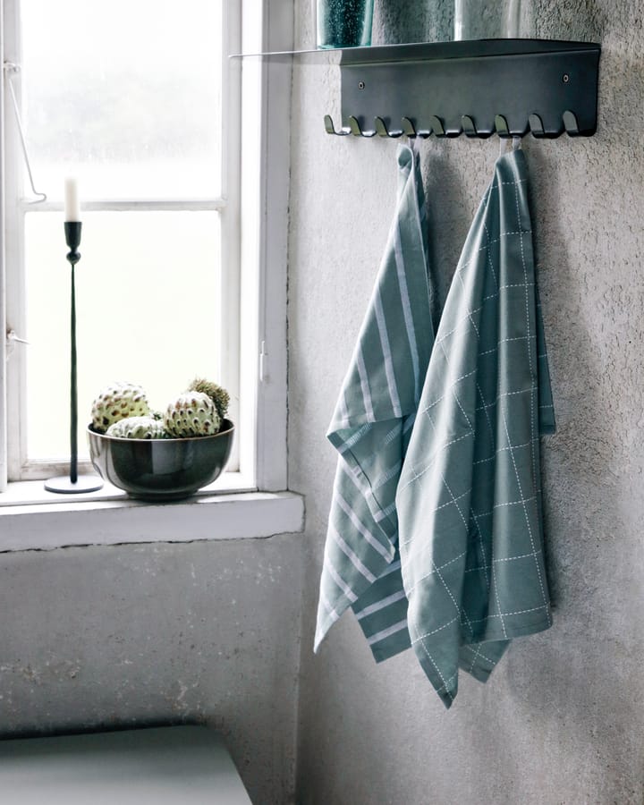 Clean kjøkkenhåndkle 2-pakning - Lyseblå - House Doctor