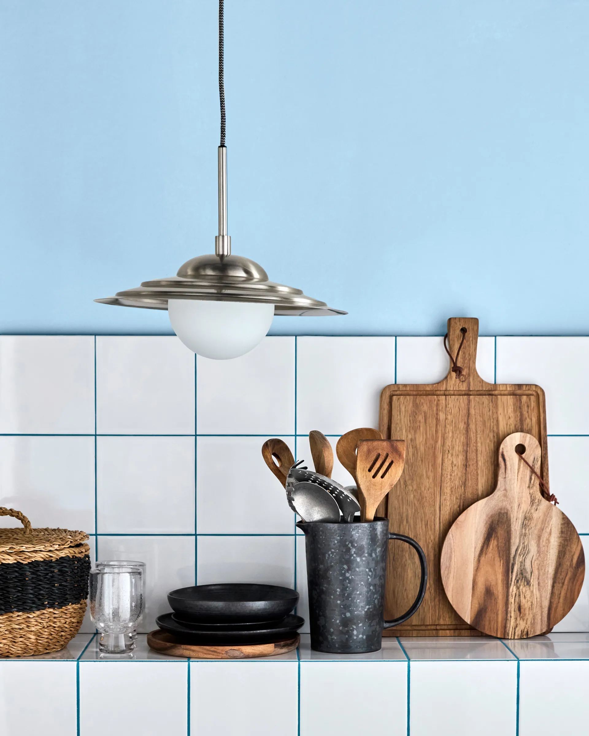 Coin pendel, Børstet sølv House Doctor