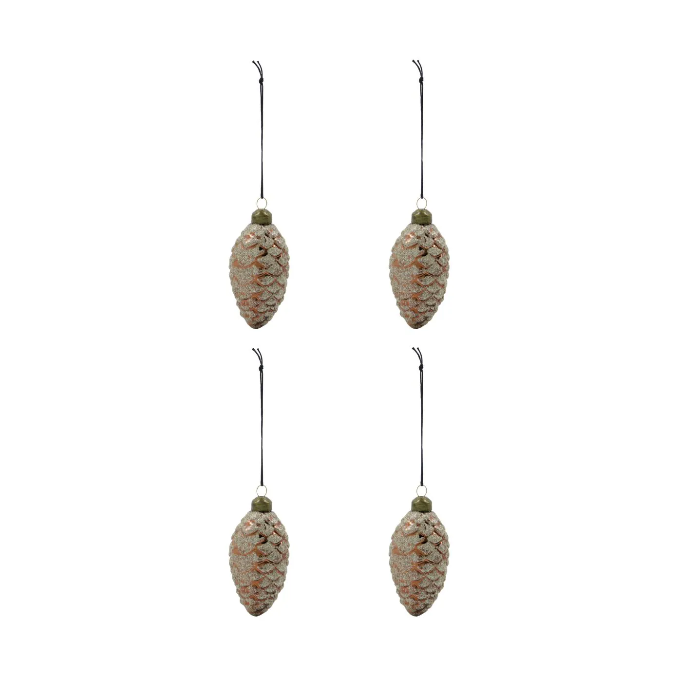 Cona julekule Ø5,5 cm 4-pk, Brun House Doctor