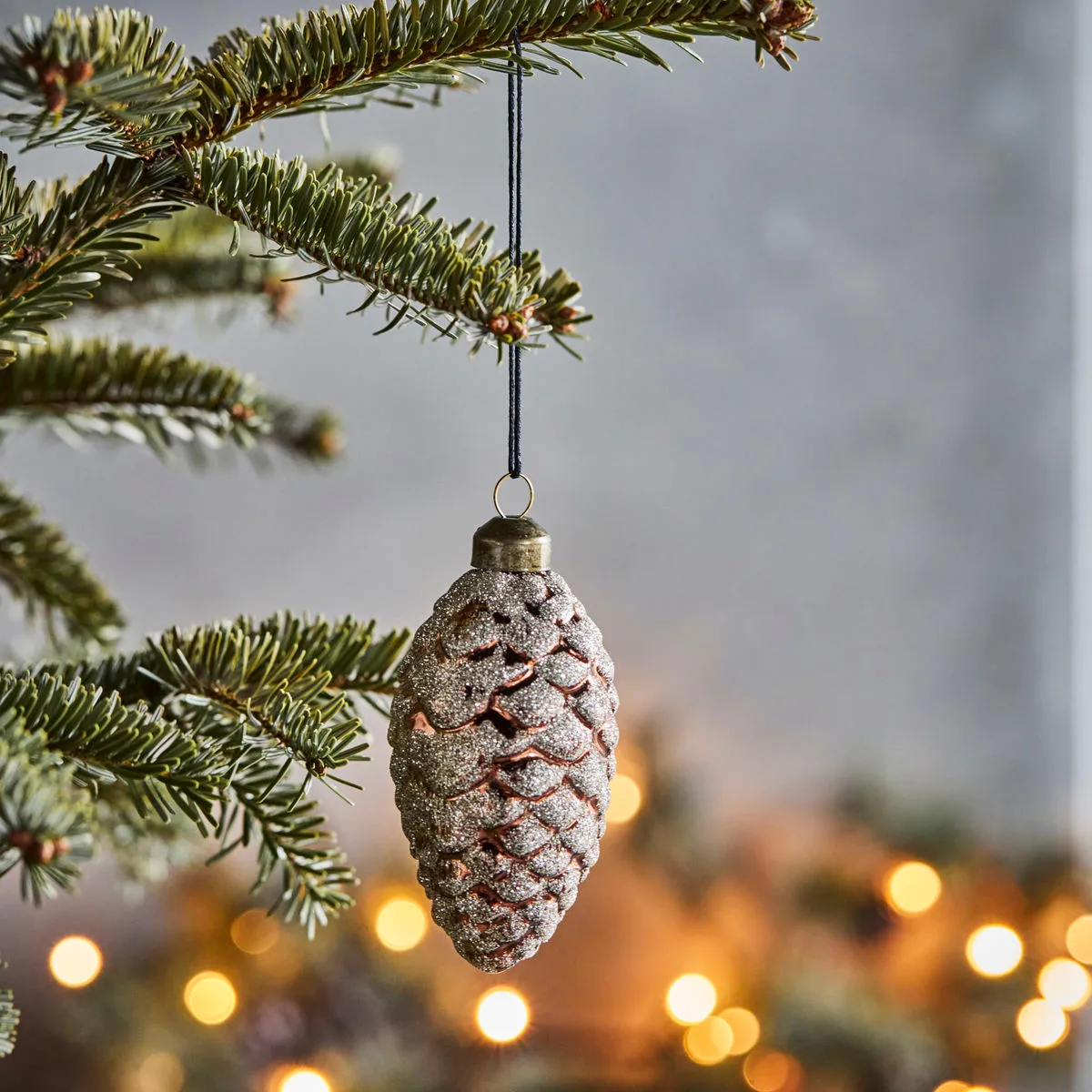 Cona julekule Ø5,5 cm 4-pk, Brun House Doctor