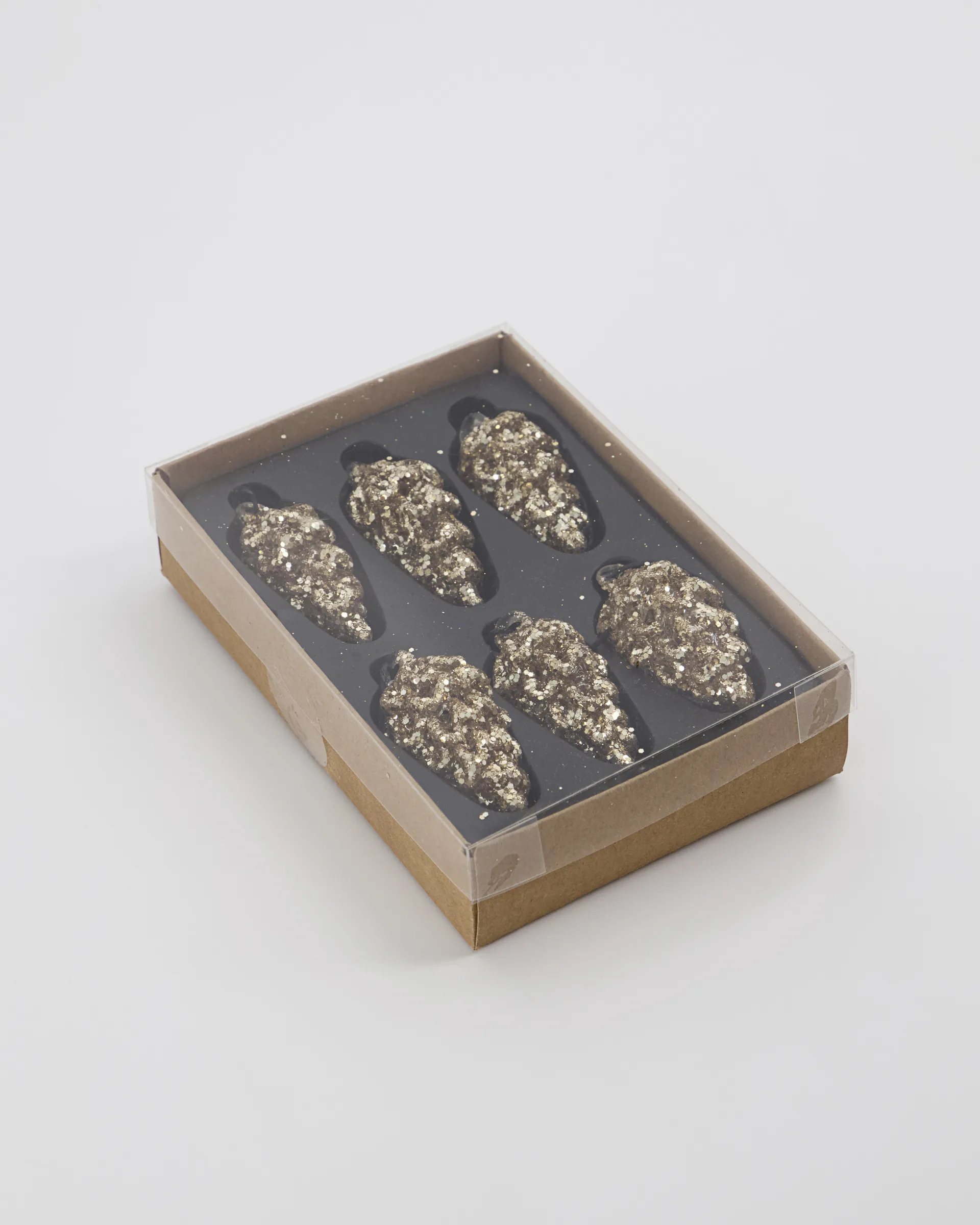 Cone juletrepynt 9 cm 6-pakning, Gull House Doctor