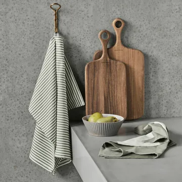 Cook kjøkkenhåndkle 55x75 cm 2-pk - Olivengrønn - House Doctor