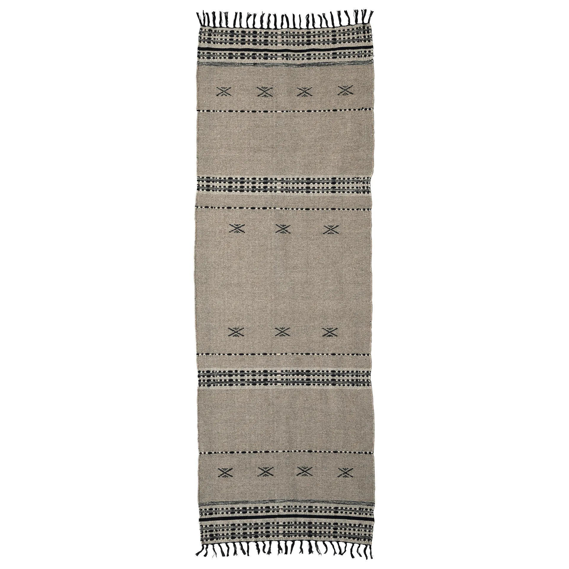 Cros gulvteppe 90x300 cm, Sand House Doctor