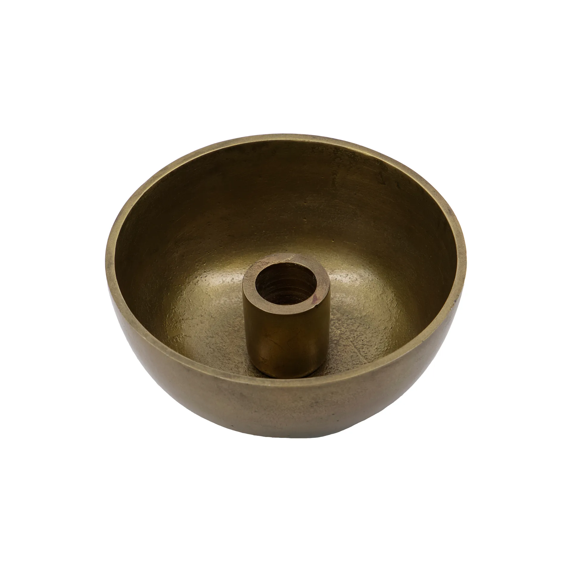 Crown lysestake Ø 13 cm, Antikk messing House Doctor