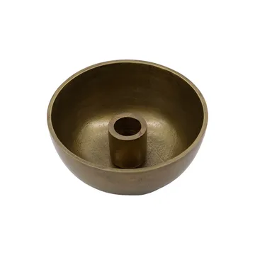 Crown lysestake Ø 13 cm - Antikk messing - House Doctor