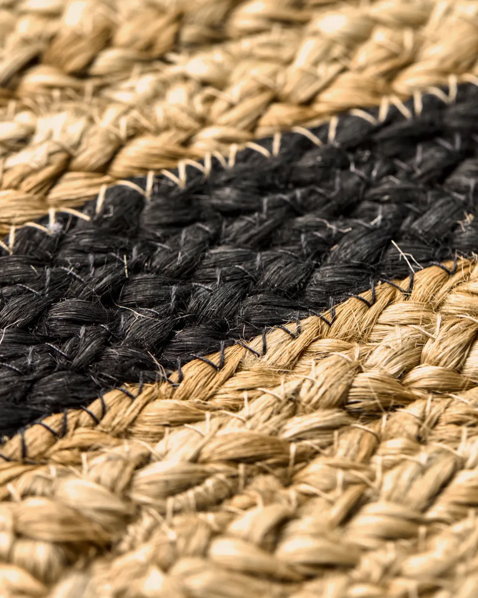 Denta dørmatte, Svart-natur, 60x90 cm House Doctor