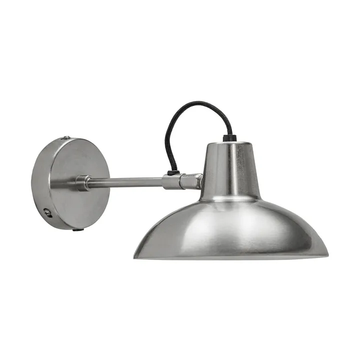 Desk vegglampe 30 cm - Børstet sølvfarge - House Doctor