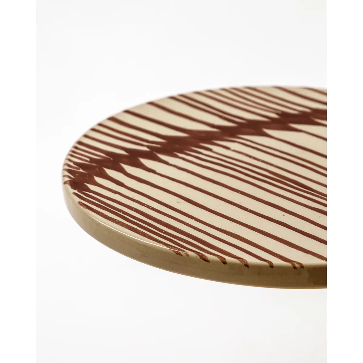 Diva serveringsbrett Ø15 cm, Brun House Doctor