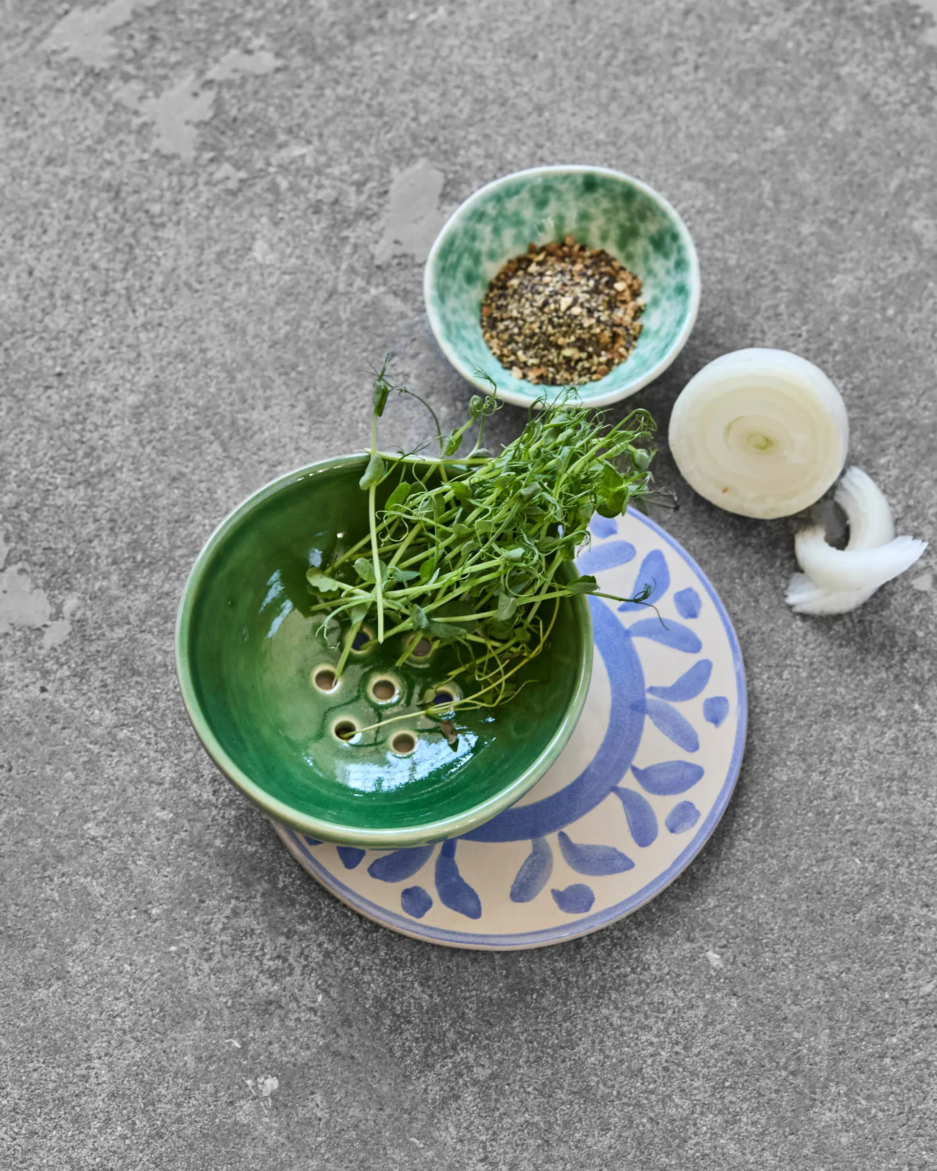 Diva sil Ø12x4,5 cm, Grønn House Doctor