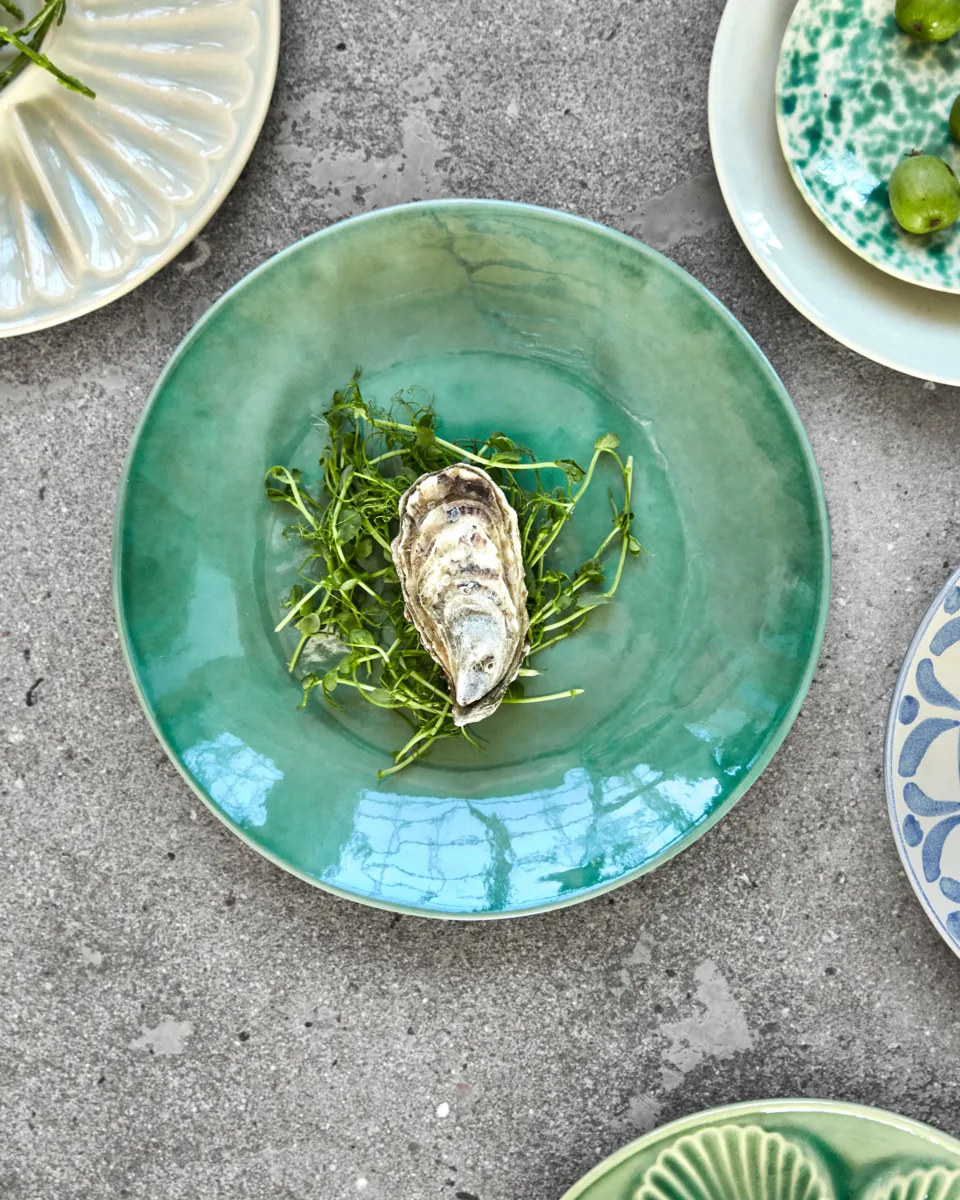 Diva tallerken Ø28 cm, Grønn House Doctor