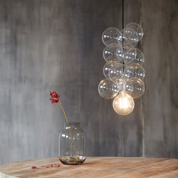 DIY lampe - pendel 12 glasskuler - House Doctor
