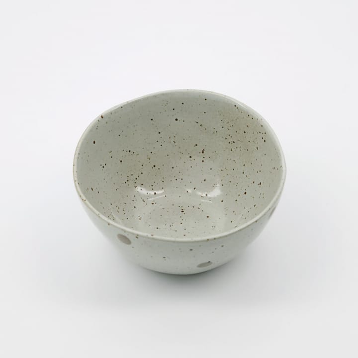 Dots skål Ø 12 cm, Hvit-grønne prikker House Doctor