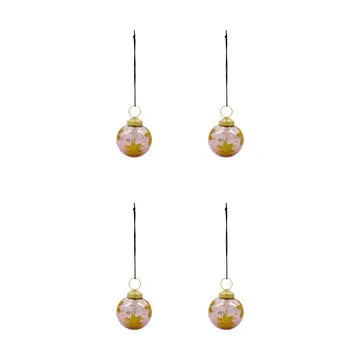 Fiore julekule 4-pk - Rosa - House Doctor