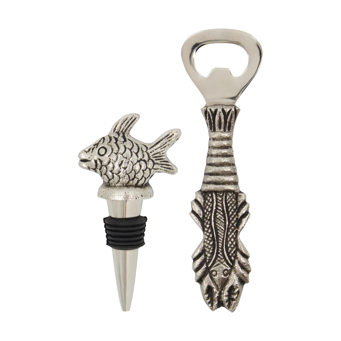 Fish barsett 2 deler, Antikksølv House Doctor