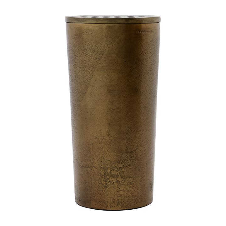 Flow vase 18 cm - Antikk messing - House Doctor