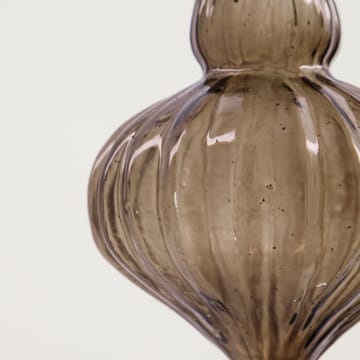 Fluted juletrekule Ø 6,5 cm 2 deler - Amber - House Doctor