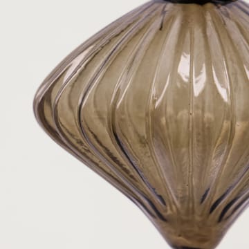 Fluted juletrekule Ø 6,5 cm 2 deler - Amber - House Doctor