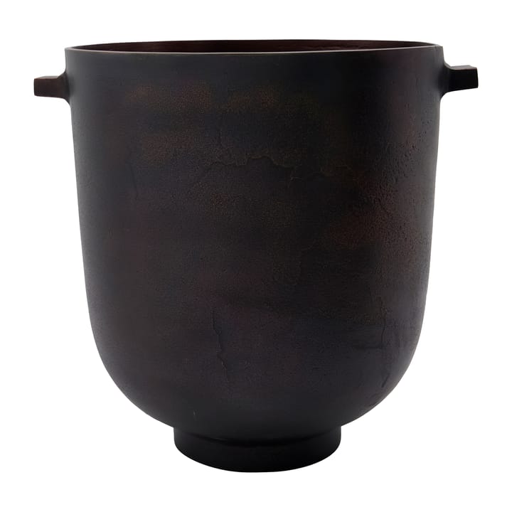 Foem blomsterkrukke Ø 25 cm, Browned brass House Doctor
