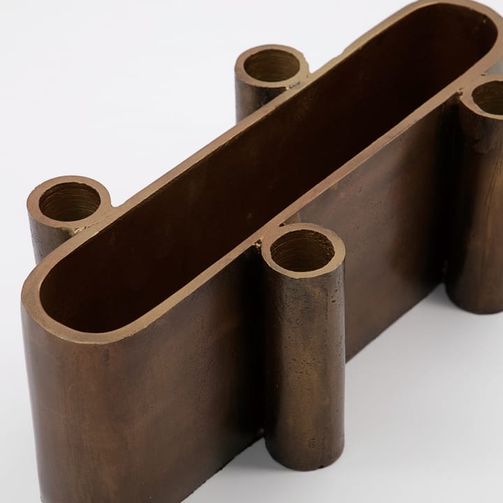 Four adventslysestake oval, Antikk messing House Doctor