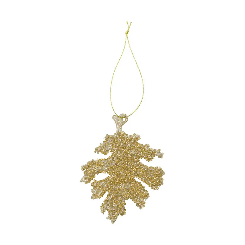 Gliz juletreanheng 10,5 cm 3-pakning, Gullglitter House Doctor