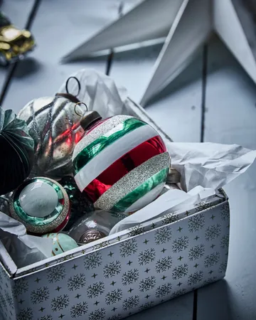 God julekule Ø8 cm 4-pakn. - Multi - House Doctor