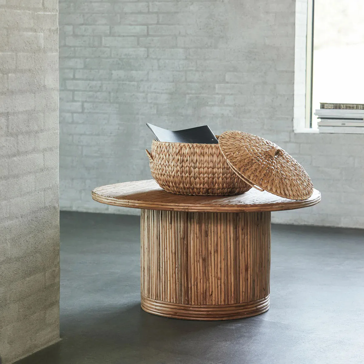 Gro salongbord Ø 90 cm, Natur House Doctor