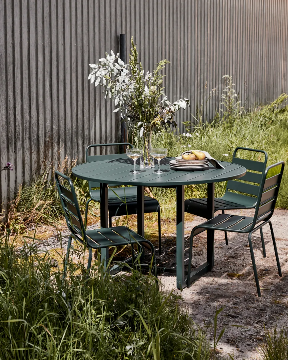 Helo bord Ø120 cm, Grønn House Doctor