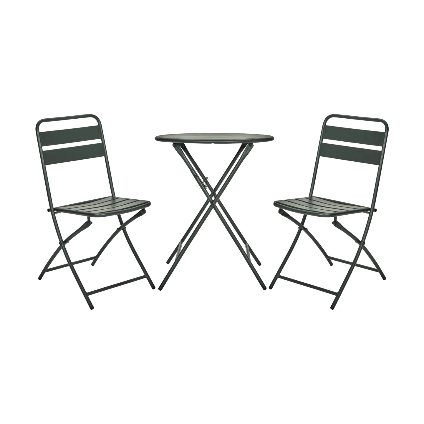 Helo kafésett med 2 stoler, Grønn House Doctor