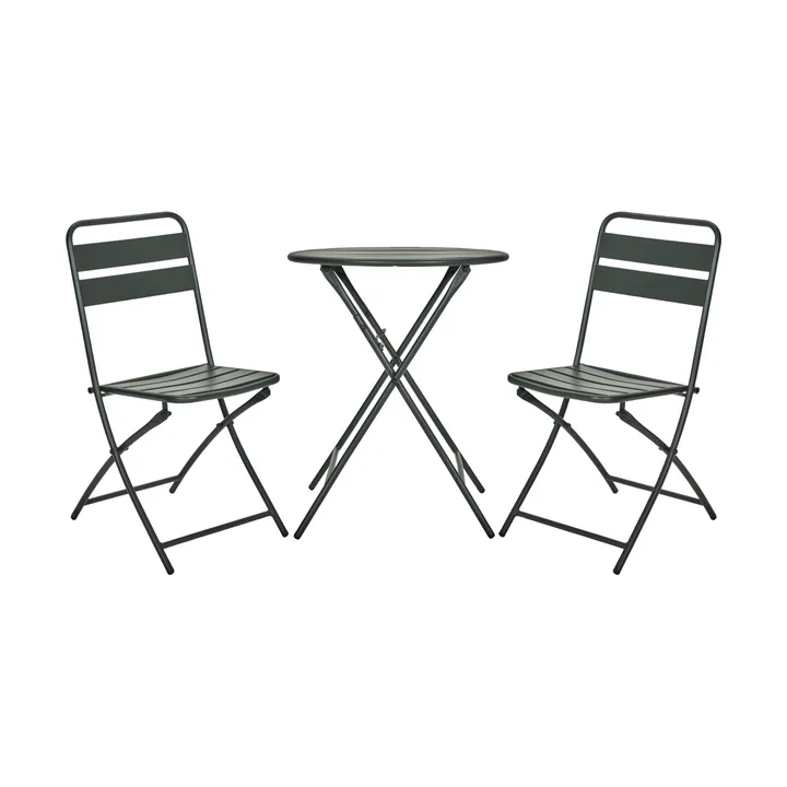 Helo kafésett med 2 stoler - Grønn - House Doctor