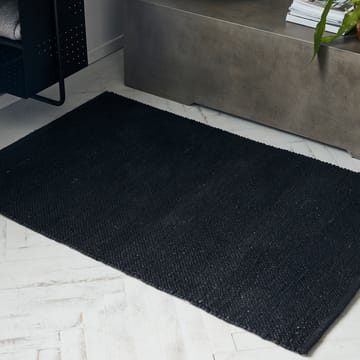Hempi gulvteppe 85x130 cm - Svart - House Doctor