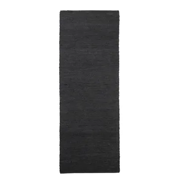 Hempi gulvteppe 90x300 cm - Svart - House Doctor