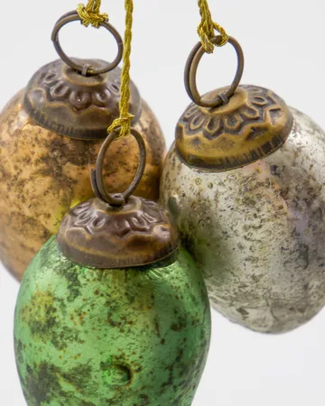 House Doctor egg påskeoppheng 12 deler - Grønn, Rosa, Off-white - House Doctor