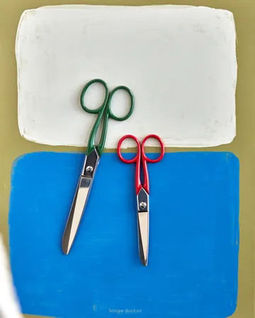 House Doctor sakser 2 deler - Rød, grønn - House Doctor