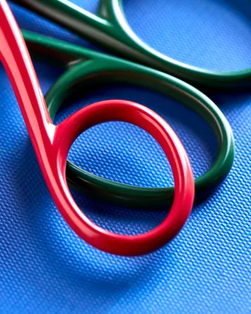 House Doctor sakser 2 deler - Rød, grønn - House Doctor