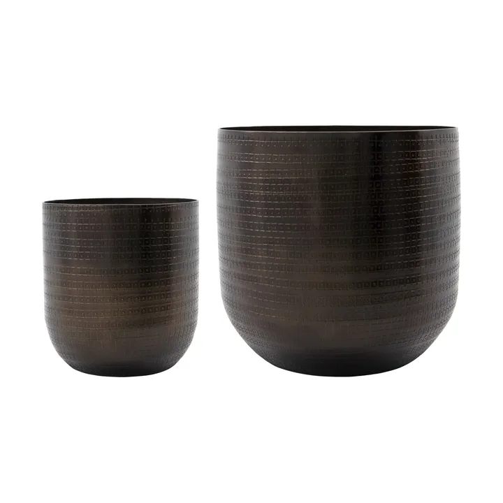 Irene krukke 2 deler - Antikk brun - House Doctor