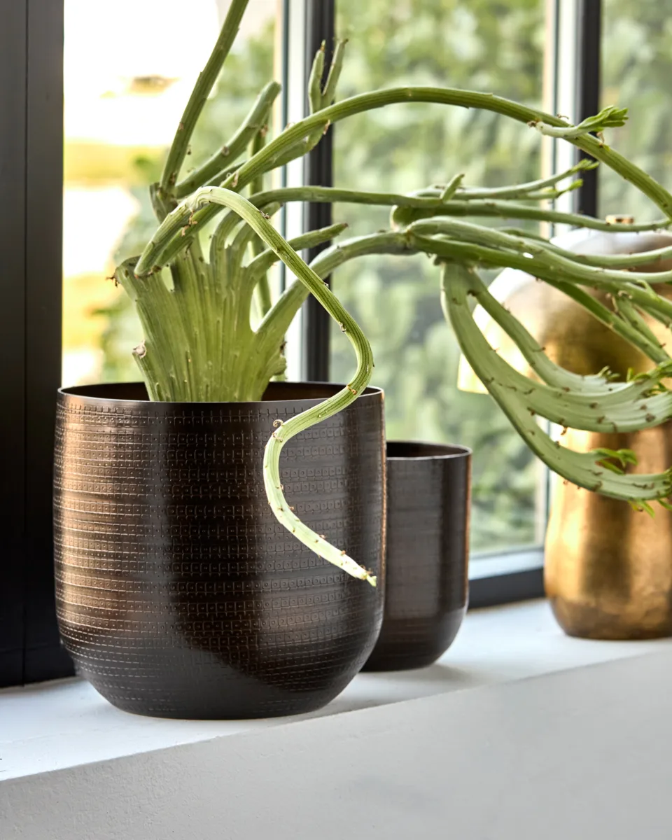 Irene krukke 2 deler, Antikk brun House Doctor