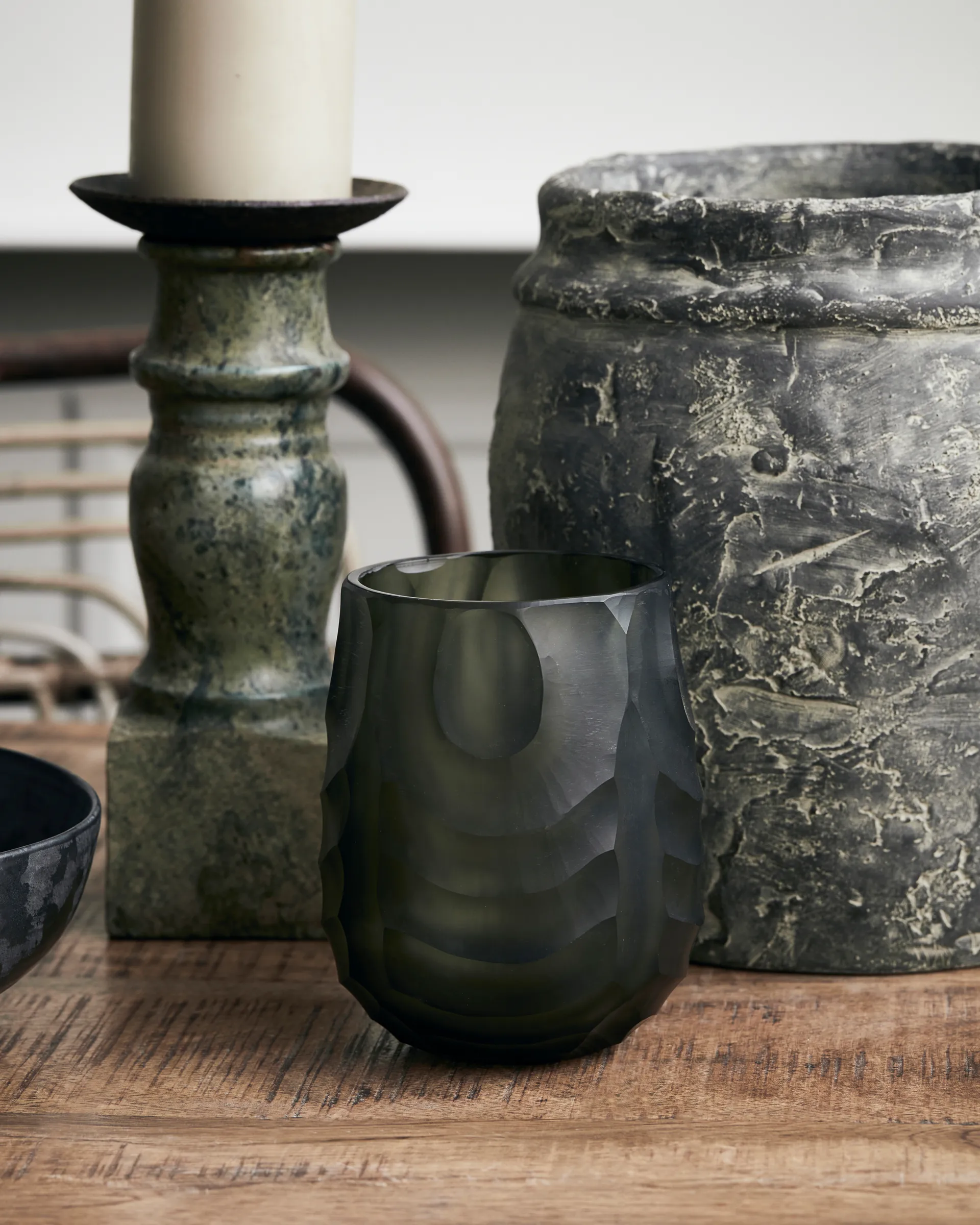 Jewel telysholder Ø 12 cm, Grønn House Doctor