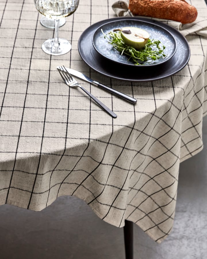 Join bordduk 150x150 cm, Svart-off white House Doctor