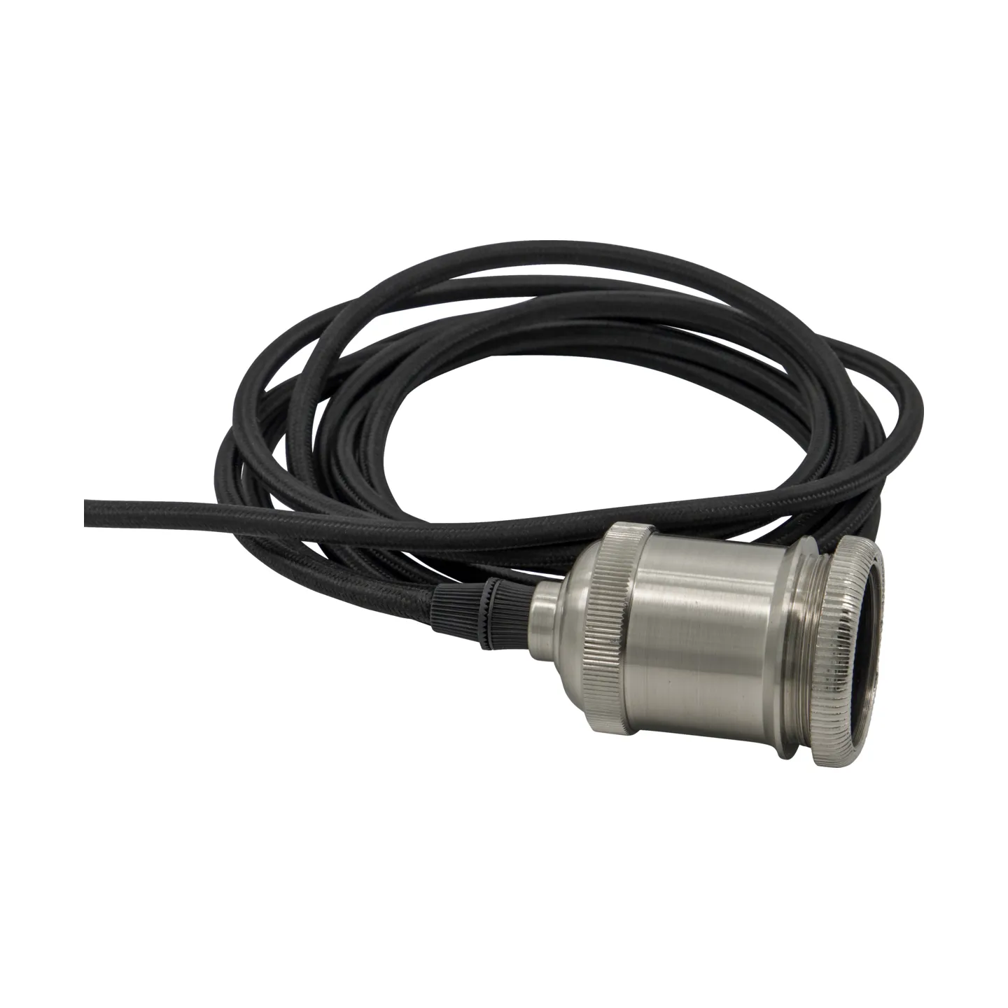 Kabel med E27-sokkel, Sølvfinish House Doctor