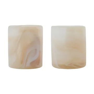 Kae telysholder Ø7x8 cm - Beige - House Doctor