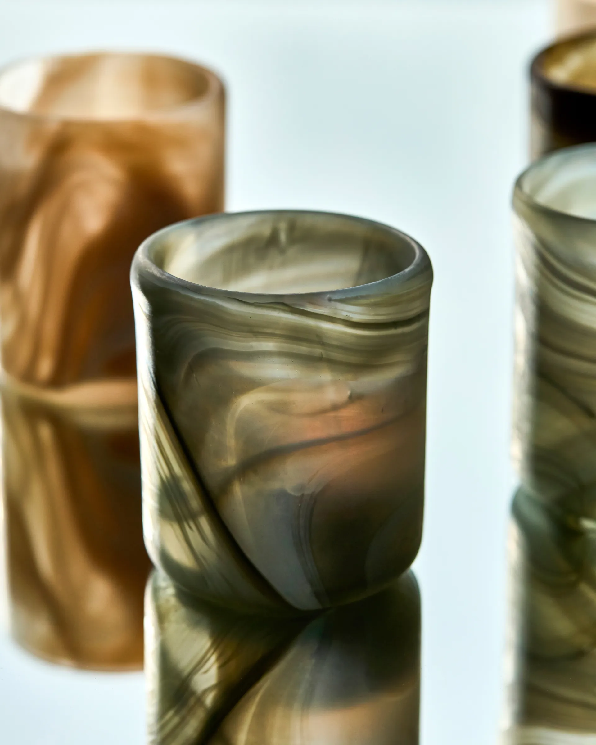 Kae telysholder Ø7x8 cm, Grå House Doctor