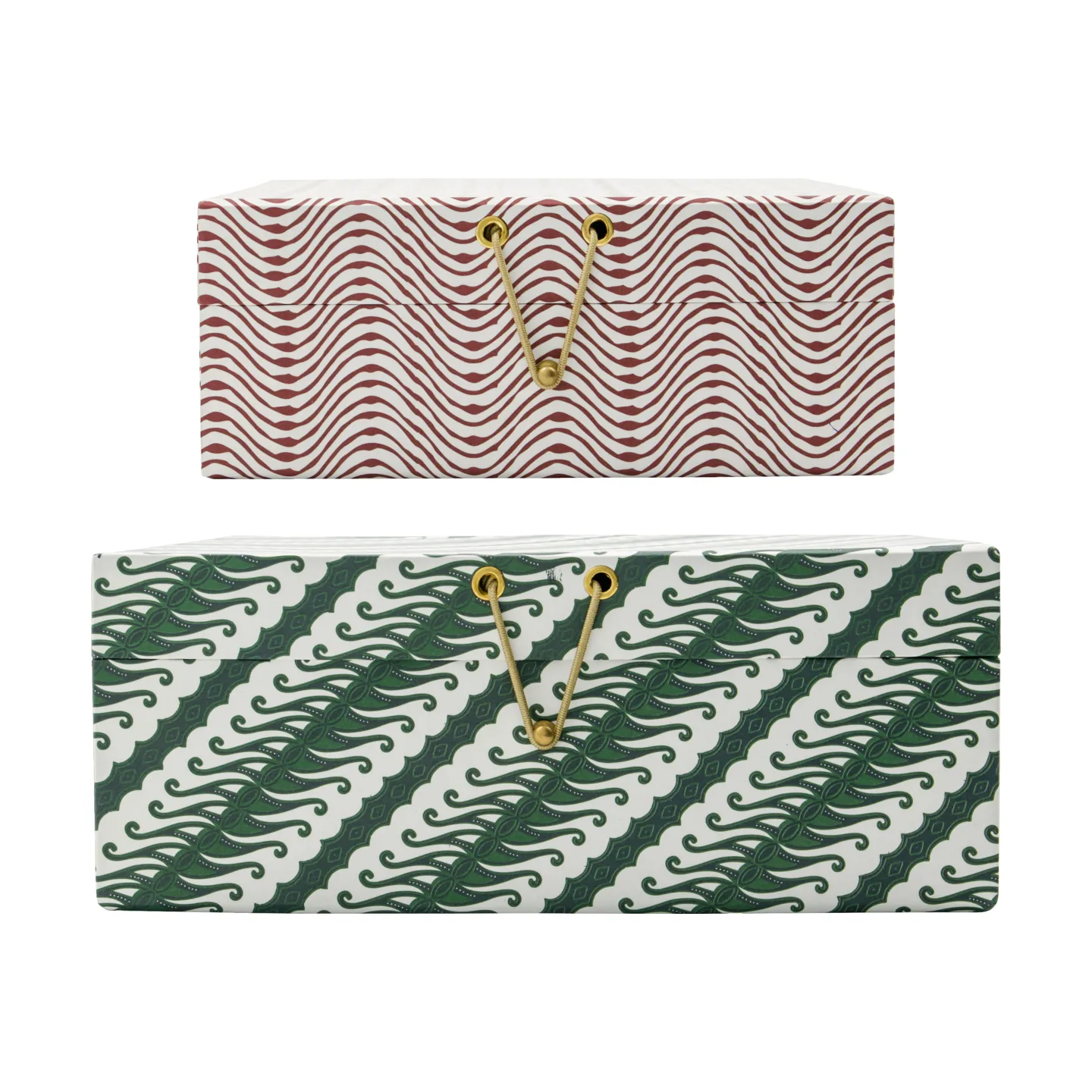 Keep oppbevaringsbokser rød-grønn, 2 deler House Doctor