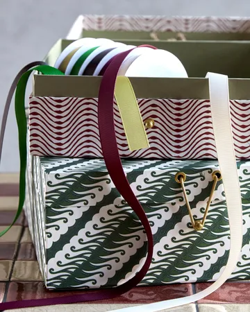 Keep oppbevaringsbokser rød-grønn - 2 deler - House Doctor