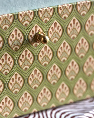 Keep oppbevaringsbokser rød-khaki - 2 deler - House Doctor