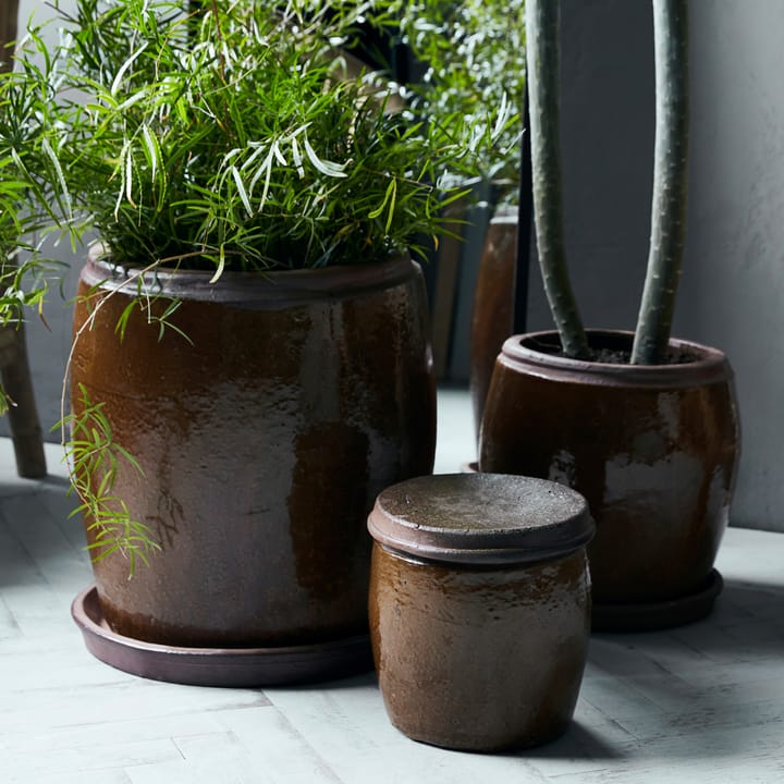 Khap krukke Ø22 cm, Brun House Doctor