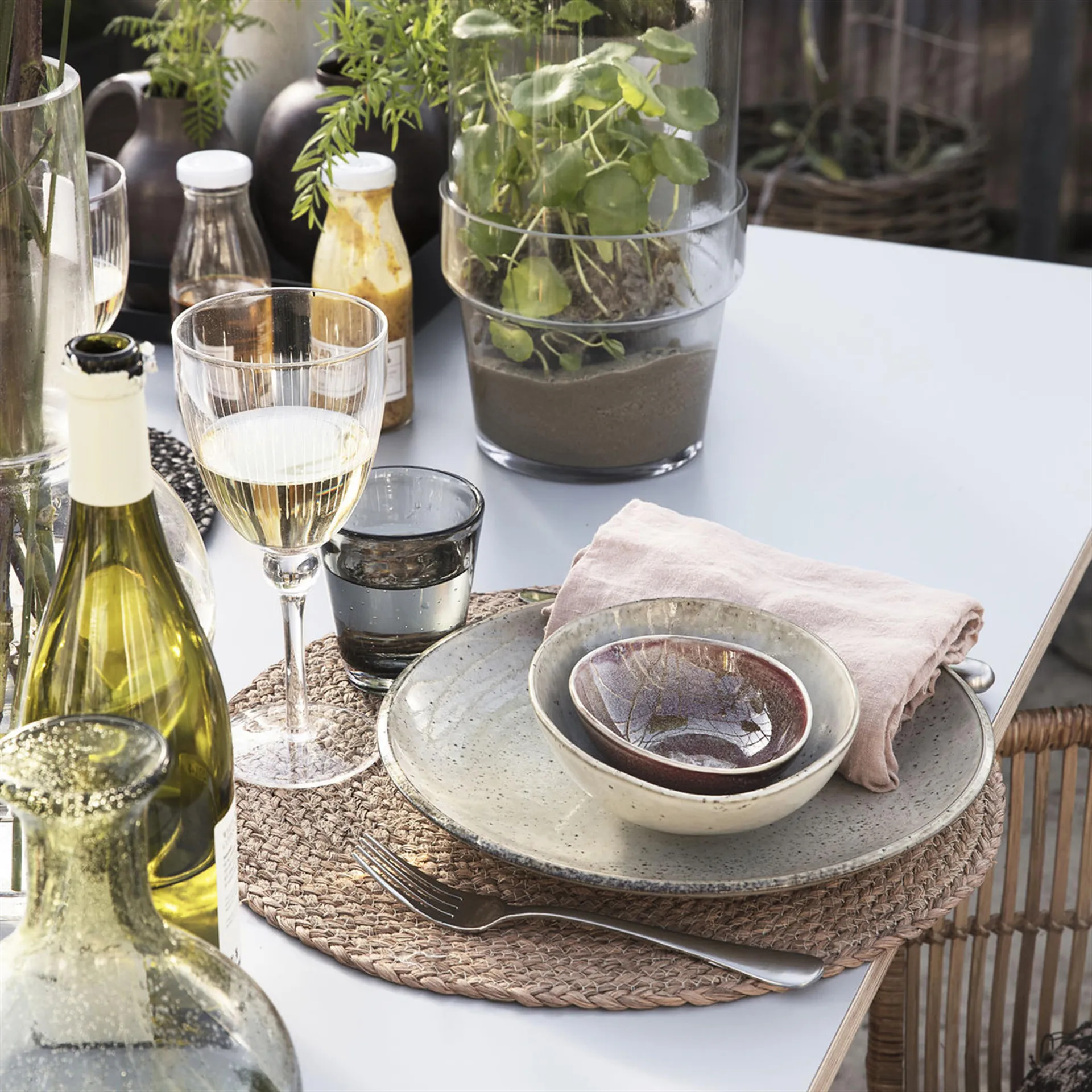 Lake tallerken grå, 21,4 cm House Doctor