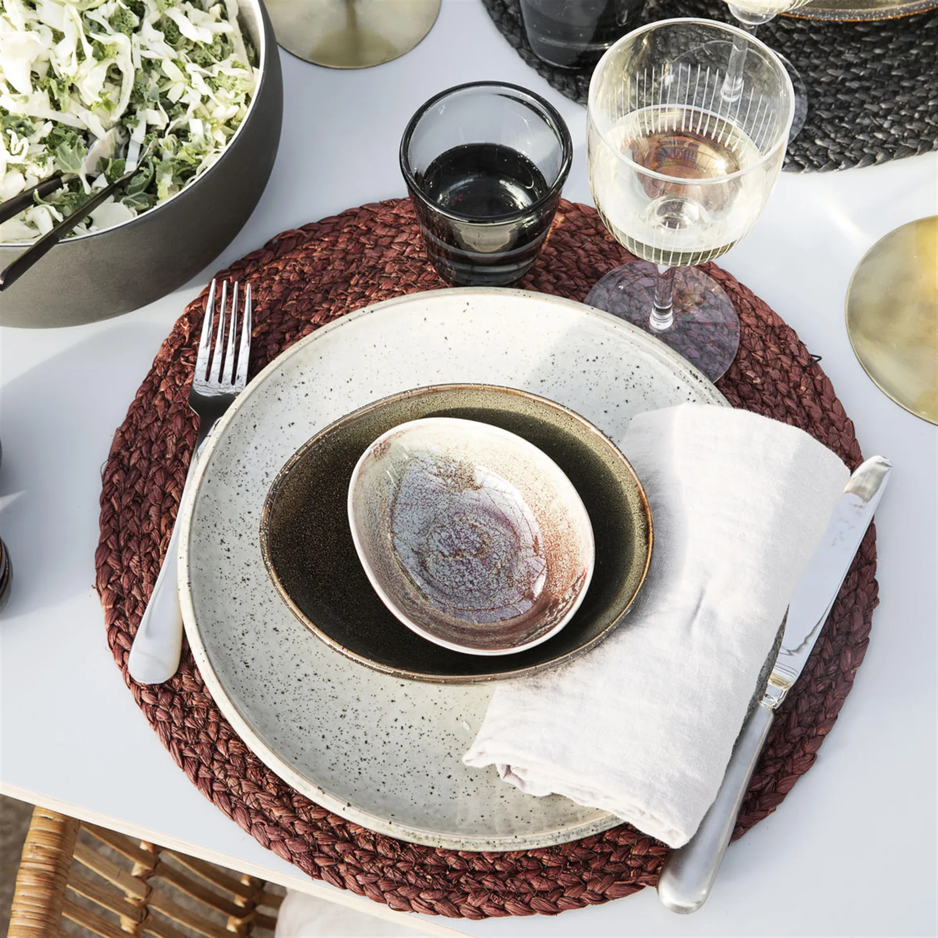 Lake tallerken grå, 21,4 cm House Doctor