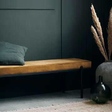 Lao benk - Dark olive, 160 cm - House Doctor