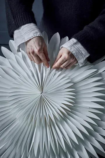 Layer julestjerne Ø60 cm - Hvit - House Doctor