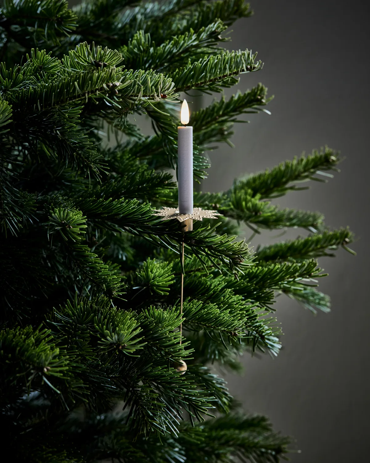 Leaves lysestake 4-pakning, Antikk messingfarge House Doctor